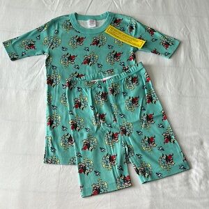 NWT Hanna Andersson x Marvel Thor Short 2 piece set pajamas Kids 12